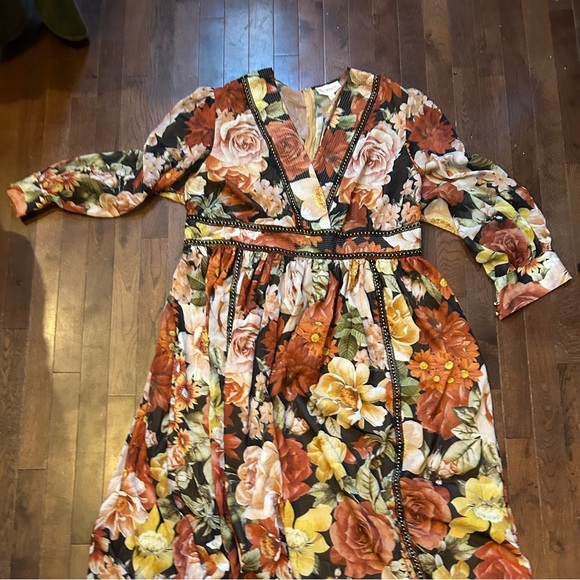 L’atiste Floral Maxi Dress (2X) - Picture 3 of 6